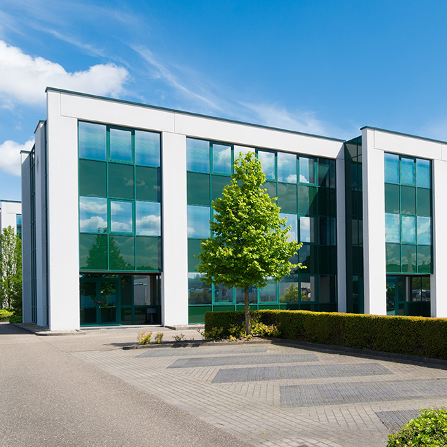 commercial building security camera installation